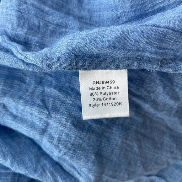 Portocruz Women's Swim Blue Coverup Tank Dress, Size Small NWOT - Picture 7 of 9